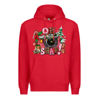 Red christmas oh snap Premium Hoodie - AdoDesignShop