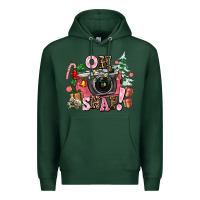 Sports Green christmas oh snap Premium Hoodie - AdoDesignShop