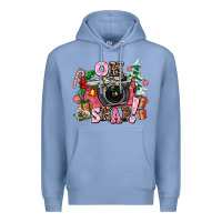 Colony Blue christmas oh snap Premium Hoodie - AdoDesignShop