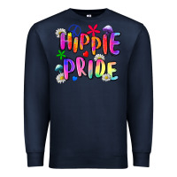 Navy hippie pride Premium Sweatshirt - Zillion Design Studio