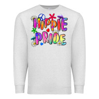 Oatmeal Heather hippie pride Premium Sweatshirt - Zillion Design Studio