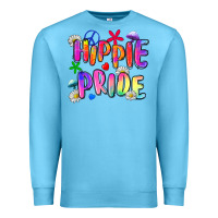 Ocean Blue hippie pride Premium Sweatshirt - Zillion Design Studio