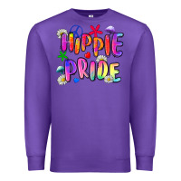 Purple hippie pride Premium Sweatshirt - Zillion Design Studio