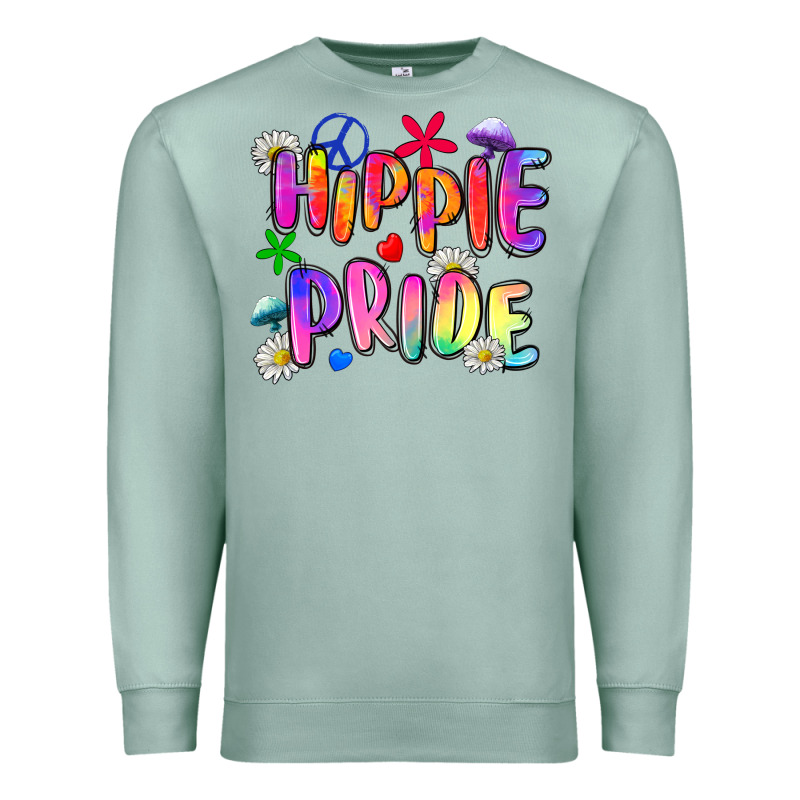 Hippie Pride Premium Sweatshirt by Zillion Design Studio | Teevron