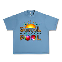 Pebble Blue bye bye school hello pool Urban Heavy Tee - Artiststas