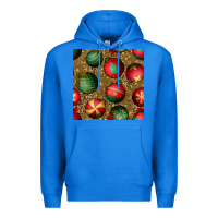 True Royal christmas ornaments and leopard seamless pattern Premium Hoodie - BundleAndBundleShop
