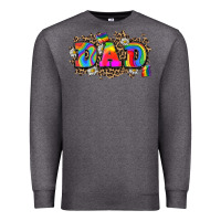 Charcoal Heather dad pride Premium Sweatshirt - Zillion Design Studio