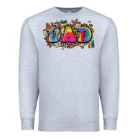 Heather Grey dad pride Premium Sweatshirt - Zillion Design Studio