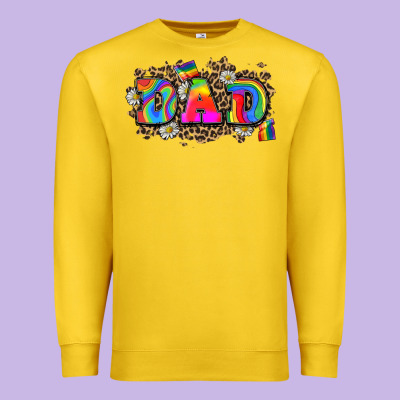 Dad Pride Premium Sweatshirt Designed By Zillion Design Studio
