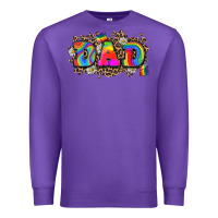 Purple dad pride Premium Sweatshirt - Zillion Design Studio