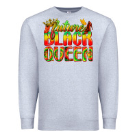 Heather Grey future black queen Premium Sweatshirt - texasbilliewilder