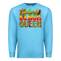 Ocean Blue future black queen Premium Sweatshirt - texasbilliewilder