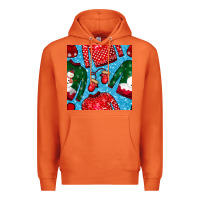 Carrot christmas clothes seamless pattern Premium Hoodie - BundleAndBundleShop