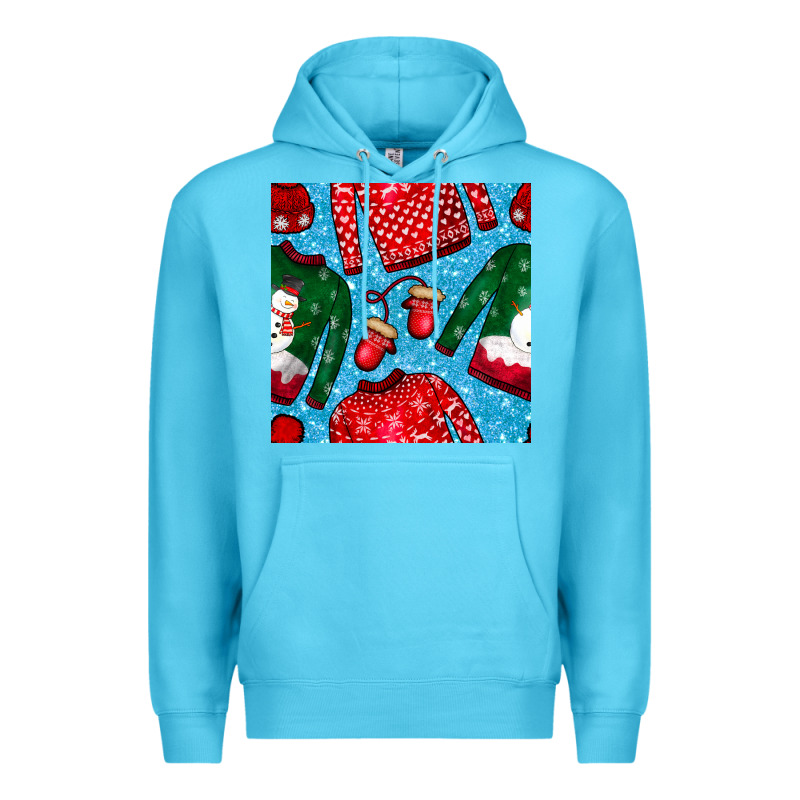 Christmas Clothes Seamless Pattern Premium Hoodie by BundleAndBundleShop | Teevron