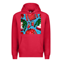 Cardinal christmas clothes seamless pattern Premium Hoodie - BundleAndBundleShop