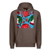 Coffee christmas clothes seamless pattern Premium Hoodie - BundleAndBundleShop