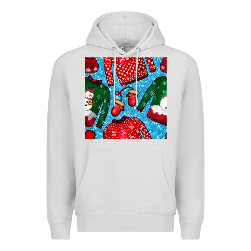Christmas Clothes Seamless Pattern Premium Hoodie by BundleAndBundleShop | Teevron