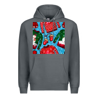 Rock christmas clothes seamless pattern Premium Hoodie - BundleAndBundleShop