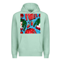 Seafoam christmas clothes seamless pattern Premium Hoodie - BundleAndBundleShop