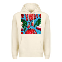 Tofu christmas clothes seamless pattern Premium Hoodie - BundleAndBundleShop