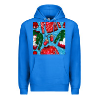 True Royal christmas clothes seamless pattern Premium Hoodie - BundleAndBundleShop