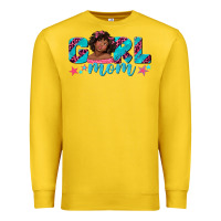 Lemon girl mom afro black girl Premium Sweatshirt - texasbilliewilder