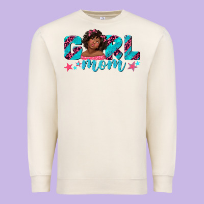 Premium Sweatshirt girl mom afro black girl