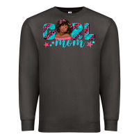 Smoke girl mom afro black girl Premium Sweatshirt - texasbilliewilder