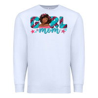 White girl mom afro black girl Premium Sweatshirt - texasbilliewilder