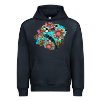 Navy race sunflower patches Urban Hoodie - AdoDesignShop