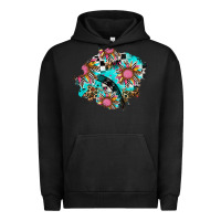 Pigment Black race sunflower patches Urban Hoodie - AdoDesignShop