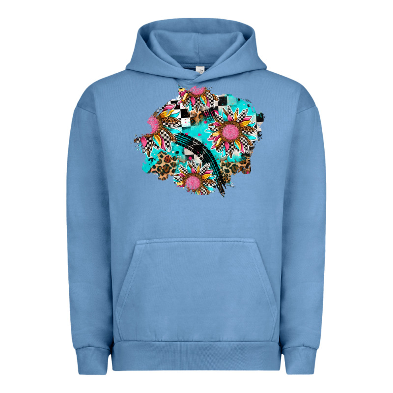 Race Sunflower Patches Urban Hoodie by AdoDesignShop | Teevron