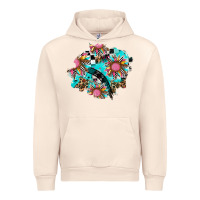 Sandshell race sunflower patches Urban Hoodie - AdoDesignShop