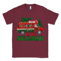 Burgundy christmas 'tis the season Classic Tee - BundleAndBundleShop