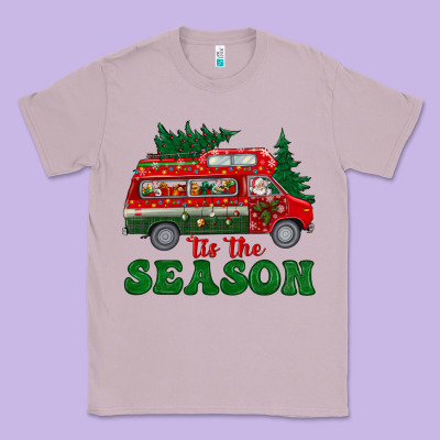 Christmas 'tis The Season Classic Tee Designed By Bundleandbundleshop