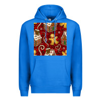 True Royal christmas gingerbread cookie house seamless pattern Premium Hoodie - BundleAndBundleShop