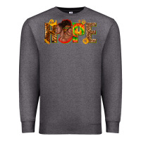 Charcoal Heather hope afro Premium Sweatshirt - texasbilliewilder