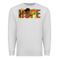 Dove Grey hope afro Premium Sweatshirt - texasbilliewilder