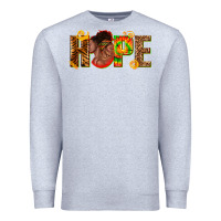 Heather Grey hope afro Premium Sweatshirt - texasbilliewilder