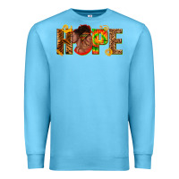 Ocean Blue hope afro Premium Sweatshirt - texasbilliewilder