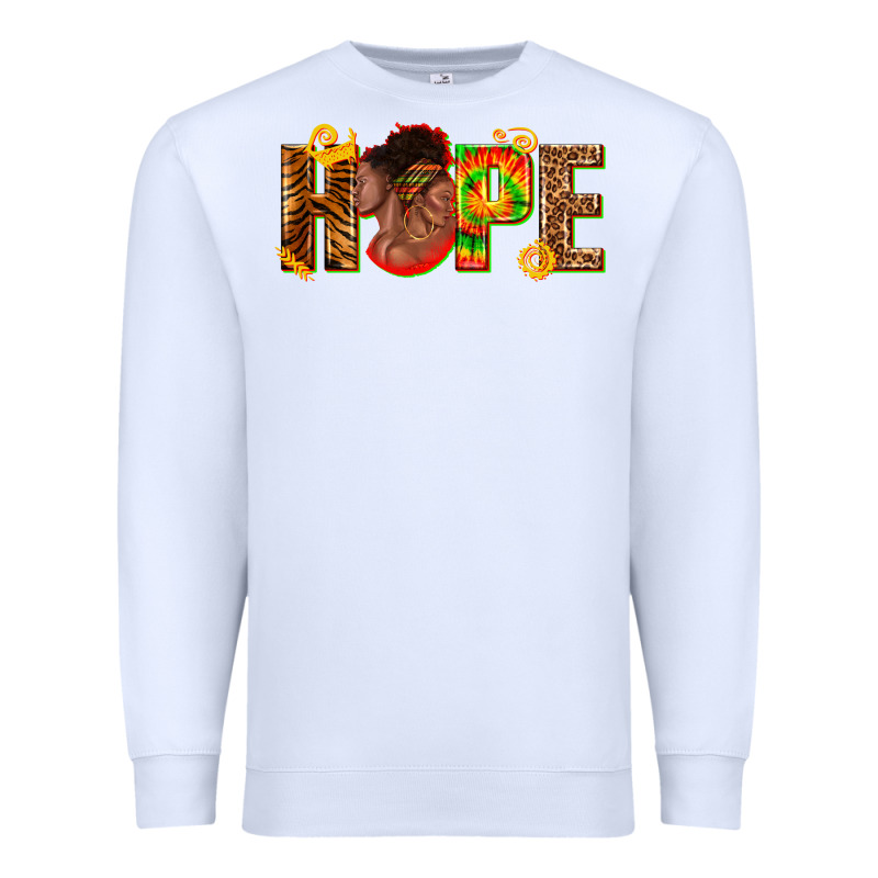 Hope Afro Premium Sweatshirt by texasbilliewilder | Teevron