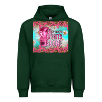 Forest Green Breast cancer  no one fıghts alone tumbler Urban Hoodie - Artiststas