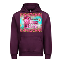 Mauve Wine Breast cancer  no one fıghts alone tumbler Urban Hoodie - Artiststas