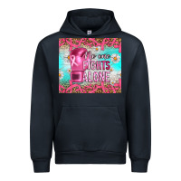 Navy Breast cancer  no one fıghts alone tumbler Urban Hoodie - Artiststas