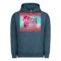 Pigment Midnight Navy Breast cancer  no one fıghts alone tumbler Urban Hoodie - Artiststas