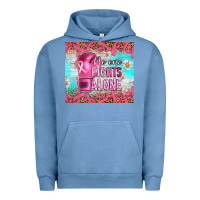 Pigment Pebble Blue Breast cancer  no one fıghts alone tumbler Urban Hoodie - Artiststas