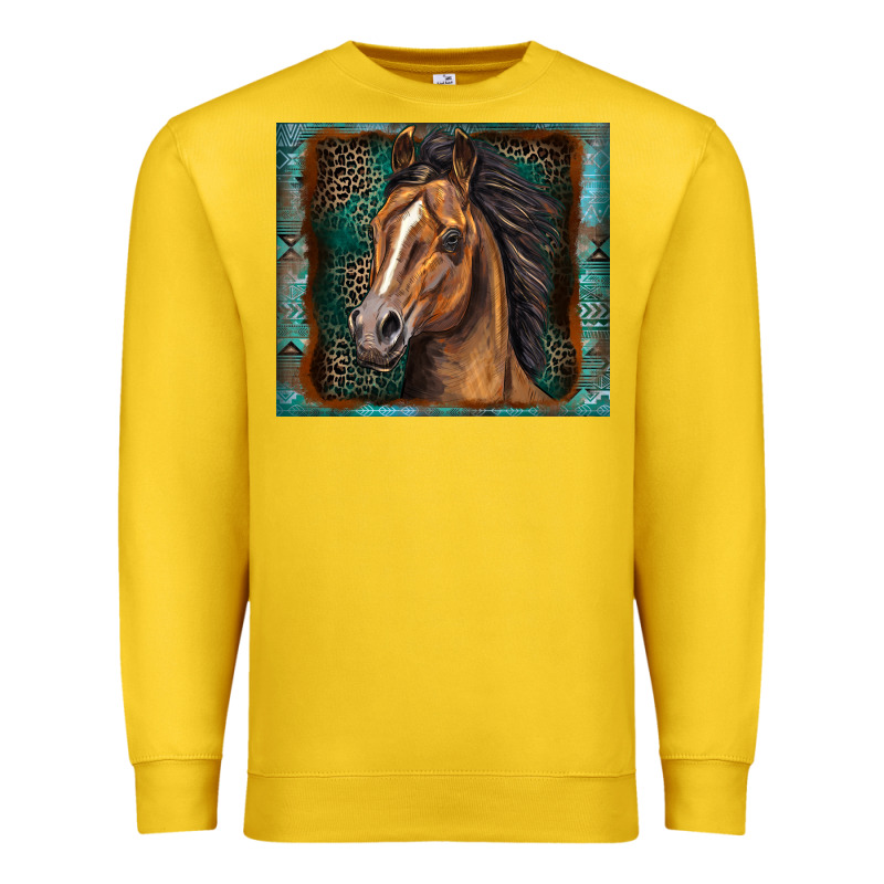 Western Horse Premium Sweatshirt by Zillion Design Studio | Teevron