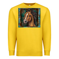 Lemon western horse Premium Sweatshirt - Zillion Design Studio