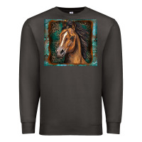 Smoke western horse Premium Sweatshirt - Zillion Design Studio
