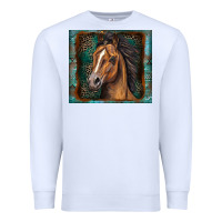 White western horse Premium Sweatshirt - Zillion Design Studio